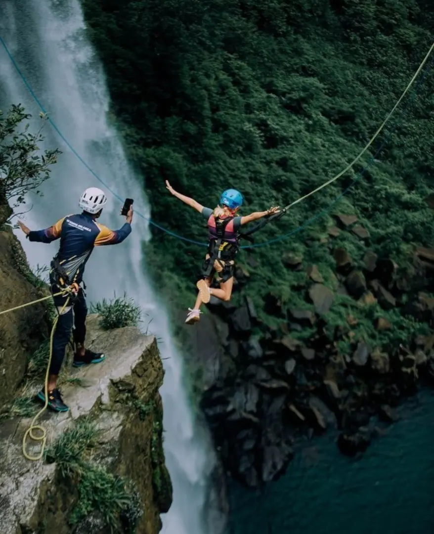 Lakshapana Waterfall – Rope Jumping Adventure - photo 3